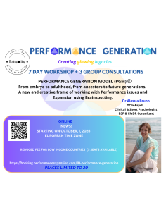 Low Income Countries Starting October, 01, 2026 - PGM Workshop - European time zone.